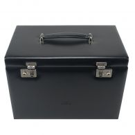 Windrose Schmuckkoffer Merino Schwarz