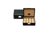 Windrose Uhrenkassette Merino Schwarz