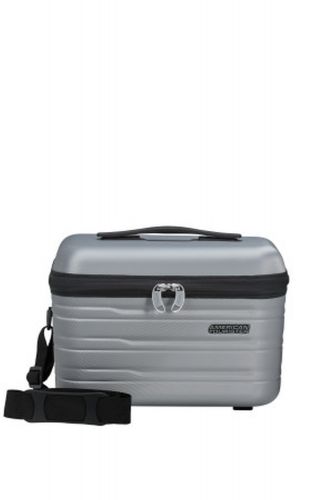 American Tourister Flashline Beauty Case Sky Silver 