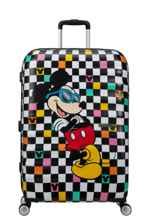 American Tourister Wavebreaker Disney Spinner 77/28 Tsa Disney Fl Mickey Check 