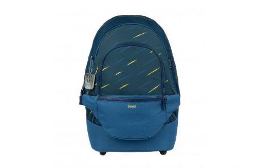 Belmil 2in1 School Backpack with Fanny pack Premium Schulrucksack Orion Blue 