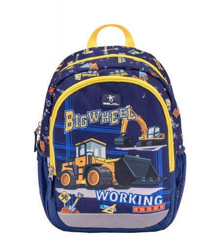 Belmil Kiddy Plus Kindergartenrucksack Big Wheel 