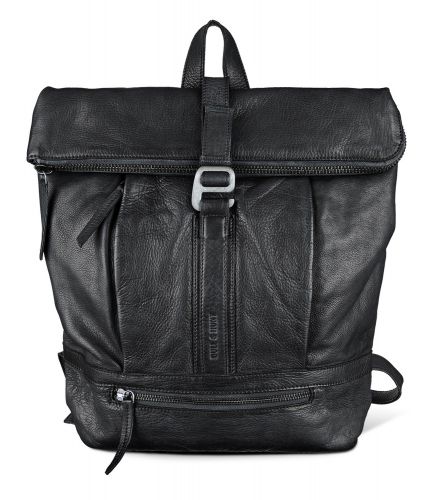 Bull Hunt Rolltop Backpack Rucksack black 