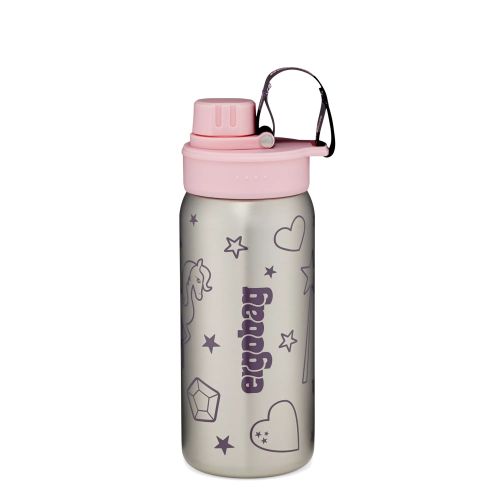 Ergobag Edelstahl Trinkflasche Trinkflasche Rosa 