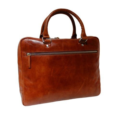 Leonard Heyden Cambridge Rv-Aktenmappe S 1 Fach Cognac 