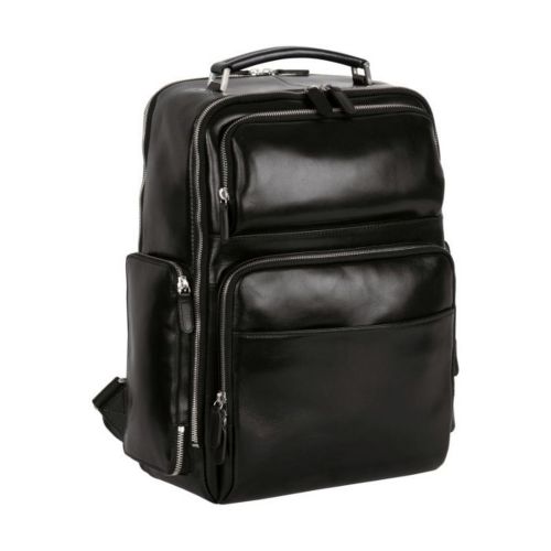 Leonard Heyden Cambridge Business-Rucksack Schwarz 