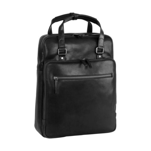 Leonard Heyden Roma Kurzgrifftasche/Rucksack Schwarz 