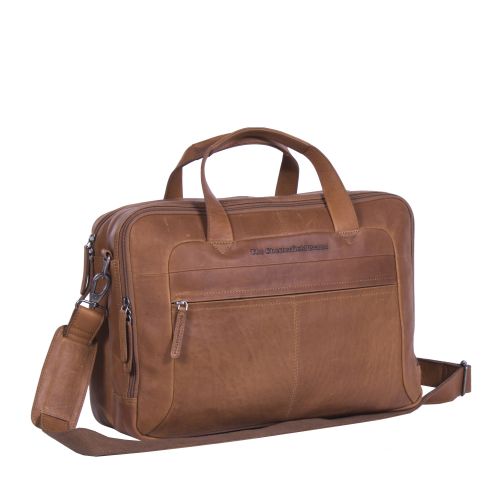 The Chesterfield Brand Ryan Laptoptasche Laptopbag large 17"  30 Cognac 