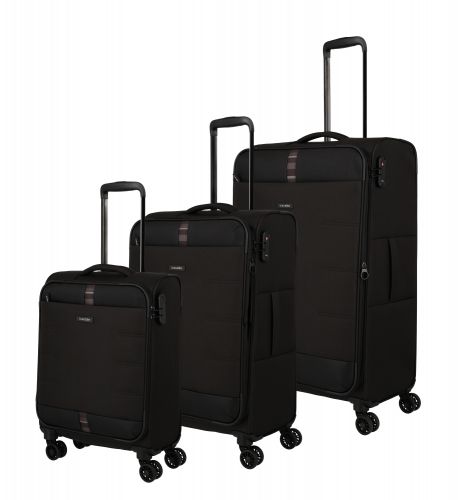 Travelite Rügen Kofferset 4w L/M/S Schwarz 