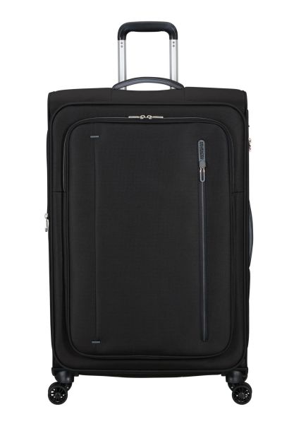 American Tourister Cloudrider Spinner L Exp Tsa Jet Black #1