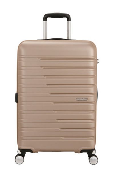 American Tourister Flashline Spinner 67/24 Exp Tsa Ivory Gold #1