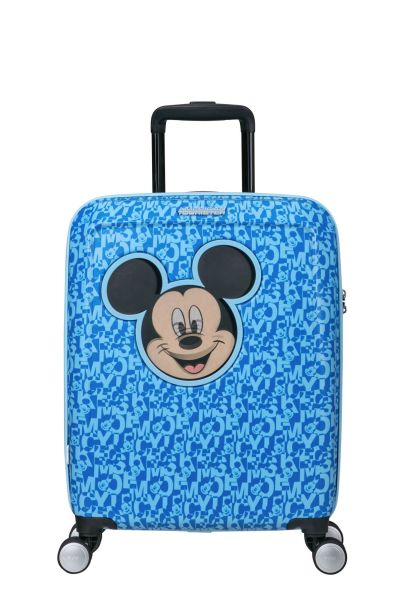 American Tourister Funlight Disney Spinner 55/20 Disney Mickey Lenticular Blue #1