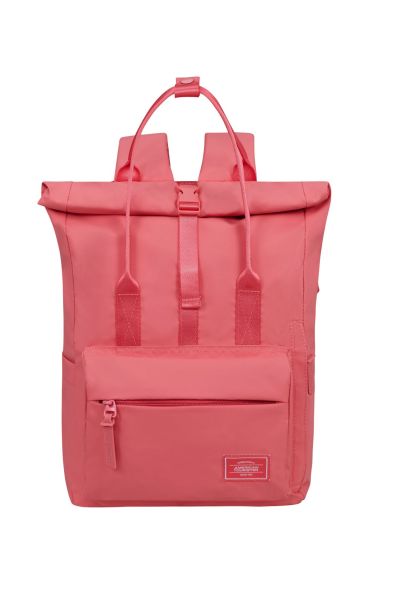American Tourister Urban Groove Ug16 Backpack City Puff Pink Glitch #1