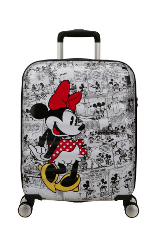 American Tourister Wavebreaker Disney Spinner 55/20 Tsa Disney Fl Minnie Comics White #1