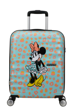 American Tourister Wavebreaker Disney Spinner 55/20 Tsa Disney Fl Minnie Pastel Dots #1