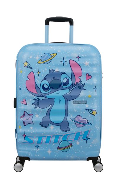 American Tourister Wavebreaker Disney Spinner 67/24 Tsa Disney Fl Stitch Universe #1