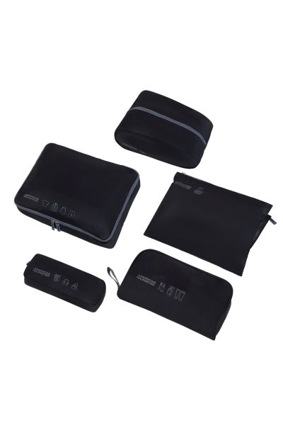 American Tourister Zubehör Packing Organizers 5Pcs Black/Grey #1