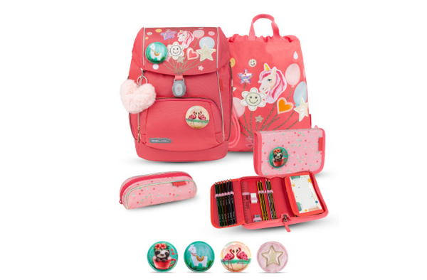 Belmil Comfy Plus Premium Schulranzen Set 5-teilig "Rose Quartz" Rose Quartz
                                                    