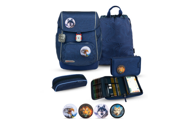 Belmil Comfy Plus Premium Schulranzen Set 5-teilig "Topographic" Topographic
                                                    