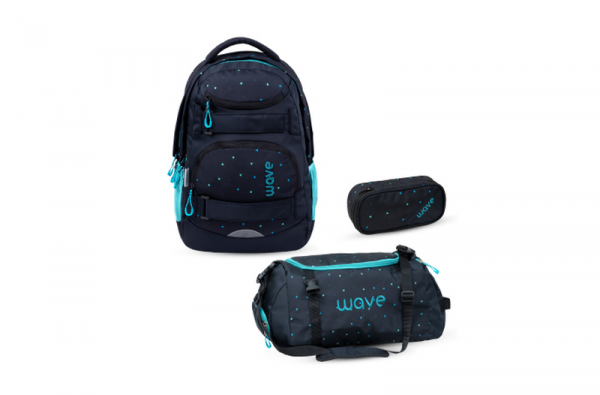 Belmil Infinity Move SET-2 Infinity Move Schulrucksack Set 3 tlg. "Dots Aurora" Dots Aurora
                                                    