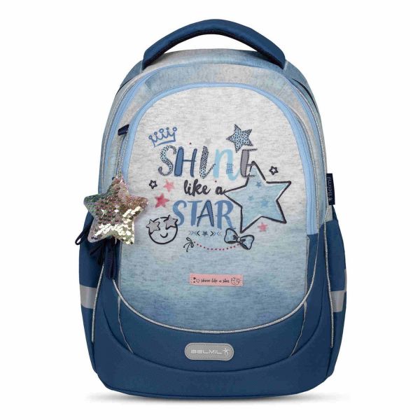 Belmil Leisure Schulrucksack Shine like a Star Jeans #1