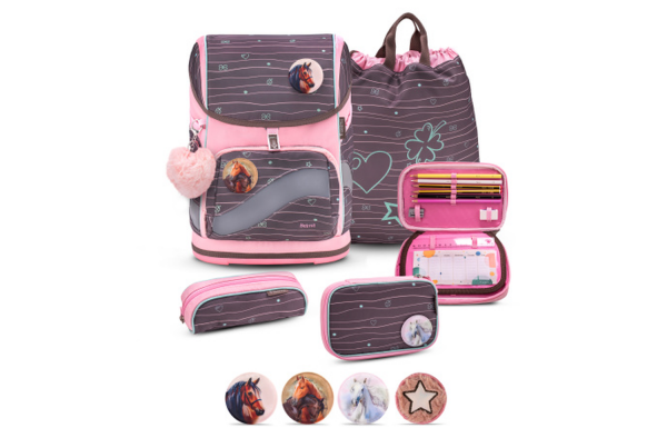 Belmil Smarty Plus Premium Schulranzen Set 5-teilig "Mint" Mint
                                                    