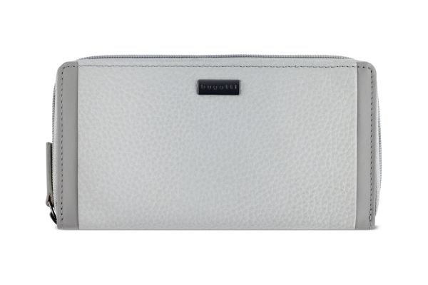 Bugatti Sina Damenlangbörse mit RV hellgrau #1