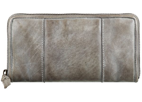 Bull Hunt Zip Wallet-Grey #1