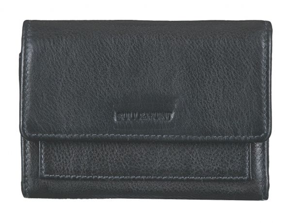 Bull Hunt Midi Flap Wallet-Black #1