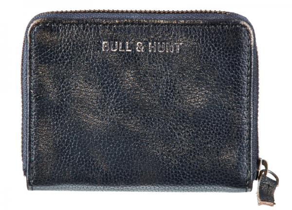 Bull Hunt Midi Zip Wallet-Black #1