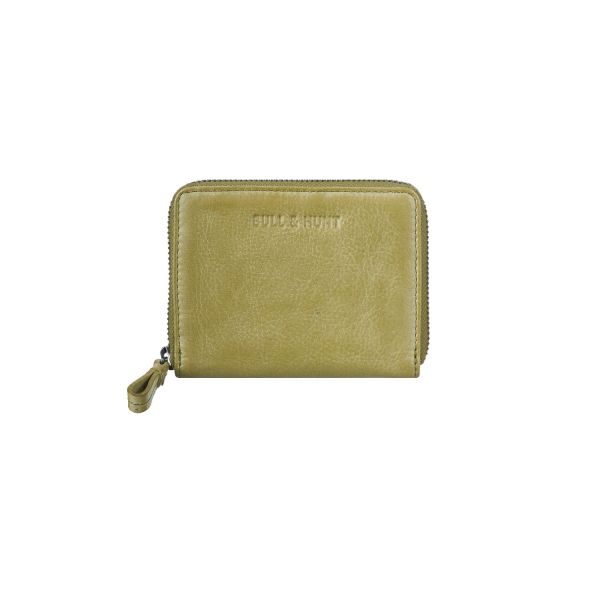 Bull Hunt Midi Zip Wallet-Lime #1