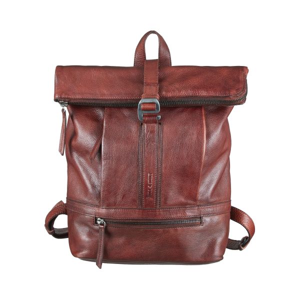 Bull Hunt Rolltop Backpack-Cognac #1