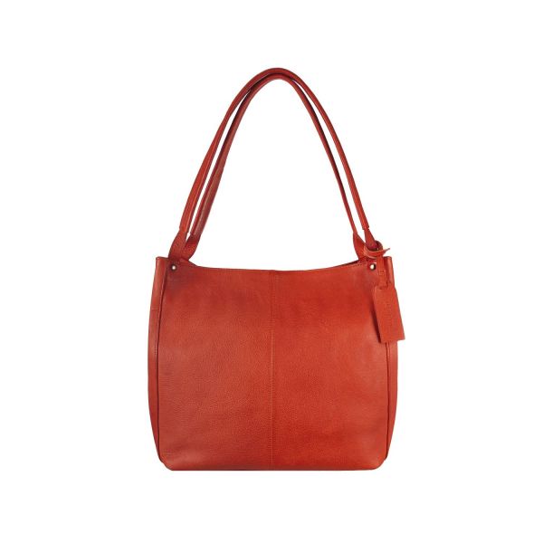 Bull Hunt Shopper Bag-Coral #1