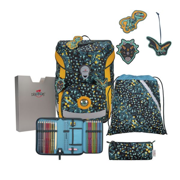 DerDieDas ErgoFlex Easy Set Schulranzenset Dino Time #1