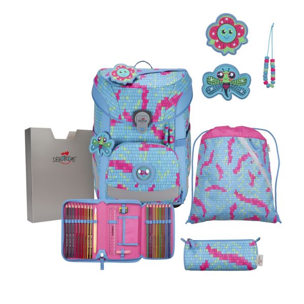 DerDieDas ErgoFlex Easy Set Schulranzenset Happy Pixel #1