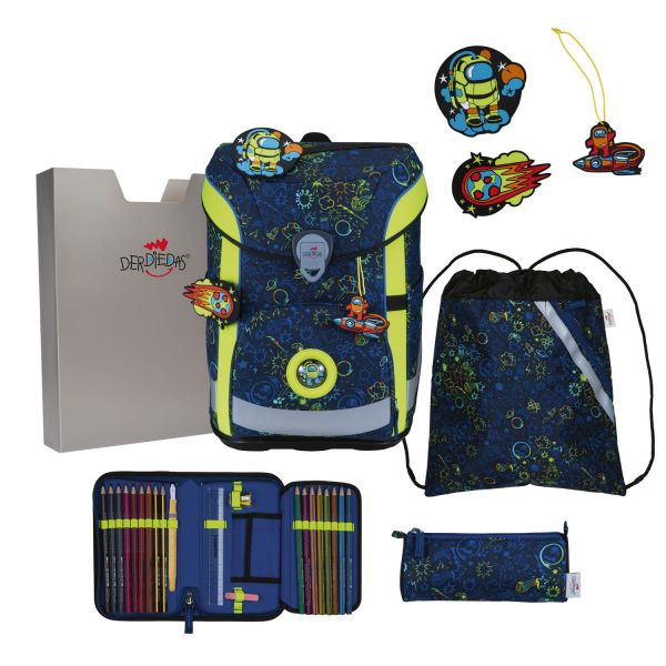 DerDieDas ErgoFlex Easy Set Schulranzenset Neon Crazy #1