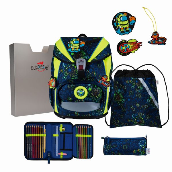 DerDieDas ErgoFlex Light Set Schulranzenset Neon Crazy #1