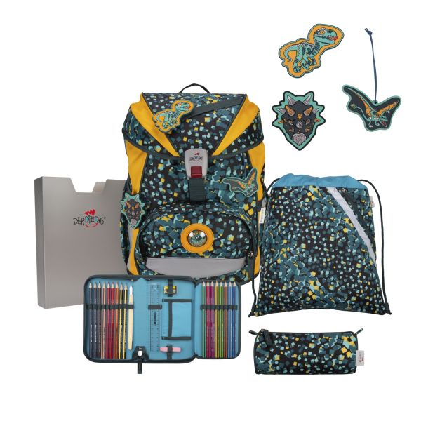 DerDieDas ErgoFlex Light Set Schulranzenset Dino Time #1