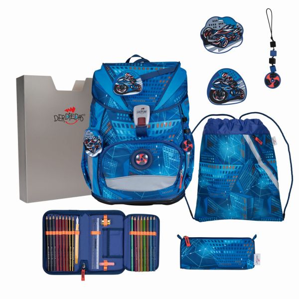 DerDieDas ErgoFlex Superlight Set Schulranzenset Turbo Speed #1