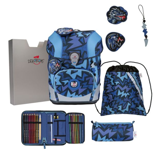DerDieDas ErgoFlex Tiny Set Schulranzenset Dark Dragon #1