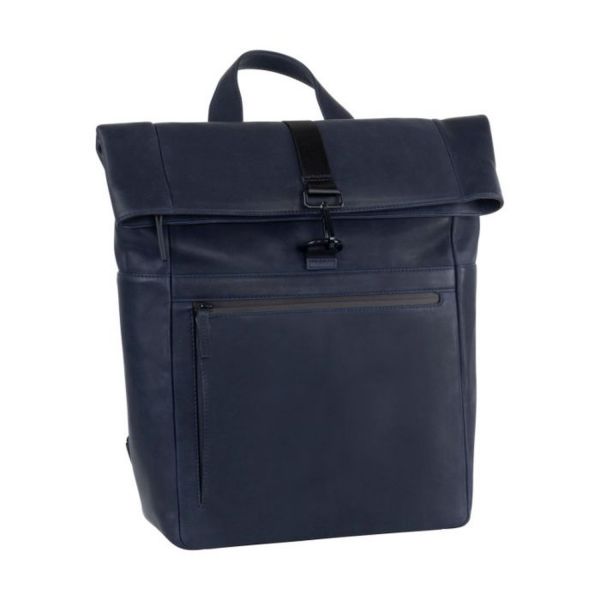Leonard Heyden Den Haag Rucksack Rolltop Blau
                                                    