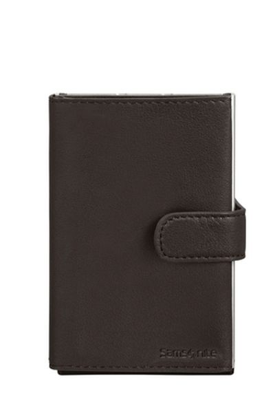 Samsonite Alu Fit Slide-Up Wallet Dark Brown #1
