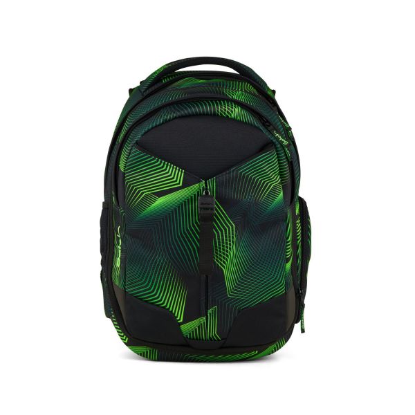 Satch Match Schulrucksack Seismic Green #1