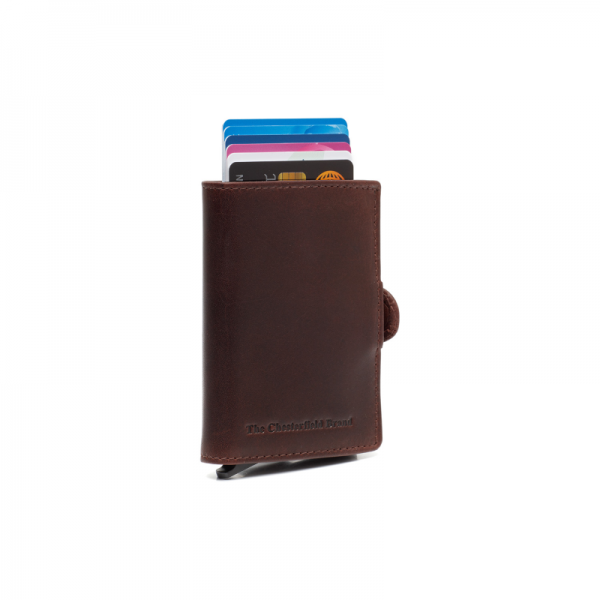The Chesterfield Brand Lagos Cardholder Brown #1