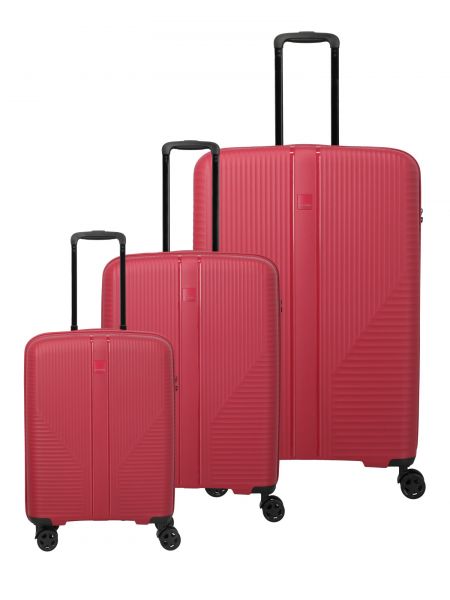 Travelite Air Stripe Trolley 4w L/M exp./S Red #1