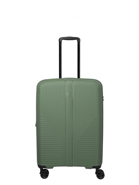 Travelite Air Stripe Trolley 4w M exp Green #1