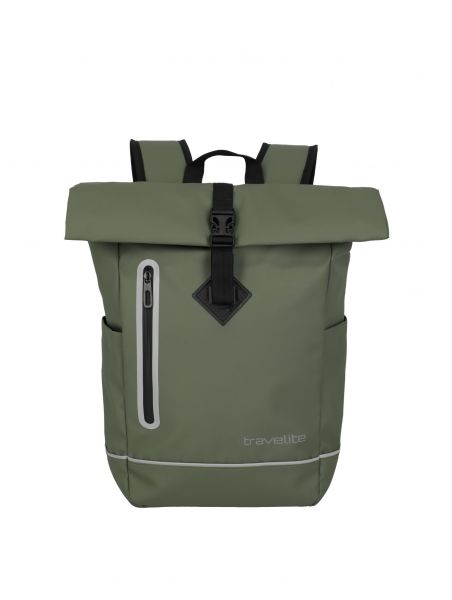 Travelite Basics Roll-Up Rucksack Plane Olive #1