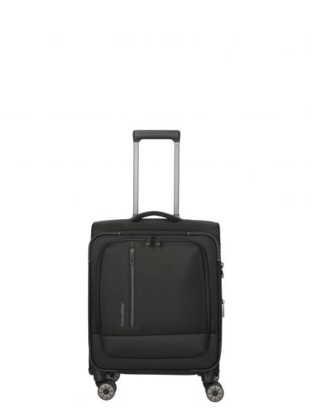 Travelite Crosslite 4W Trolley S Erw. Schwarz #1