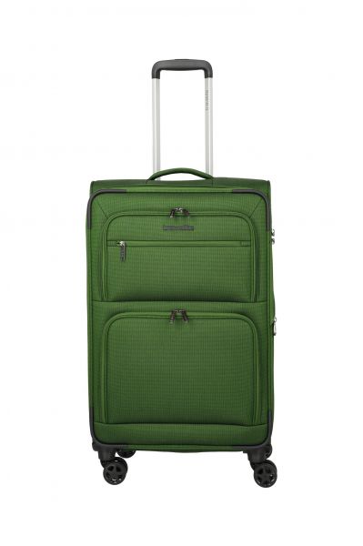 Travelite Cubis Trolley 4w M exp. Green #1