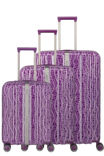 Travelite Lascana Edition 4W L/M/S Kofferset Plum #1